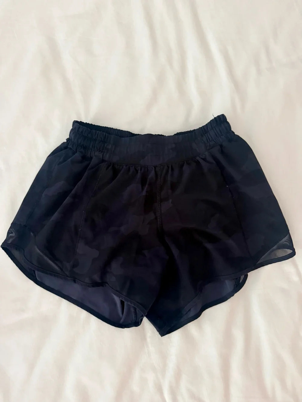 lululemon athletica Black Camo Athletic Shorts
